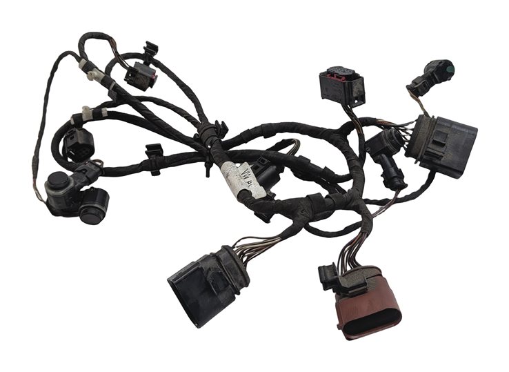 Thumbnail 4: 2014 AUDI Q7 (4L) REAR PARK ASSIST PDC DISTANCE CONTROL SENSOR SET/4 (Black)
