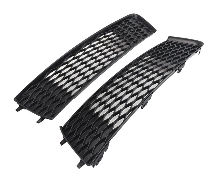 Thumbnail 1: 2014 AUDI Q7 (4L) FRONT LEFT & RIGHT UPPER BUMPER GRILLE TRIM SET/2 (S-LINE)