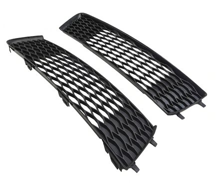 Thumbnail 3: 2014 AUDI Q7 (4L) FRONT LEFT & RIGHT UPPER BUMPER GRILLE TRIM SET/2 (S-LINE)