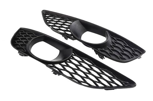 Thumbnail 3: 2014 AUDI Q7 (4L) FRONT LEFT & RIGHT LOWER BUMPER FOGLIGHT GRILLE SET/2 (S-LINE)