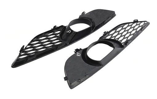Thumbnail 4: 2014 AUDI Q7 (4L) FRONT LEFT & RIGHT LOWER BUMPER FOGLIGHT GRILLE SET/2 (S-LINE)