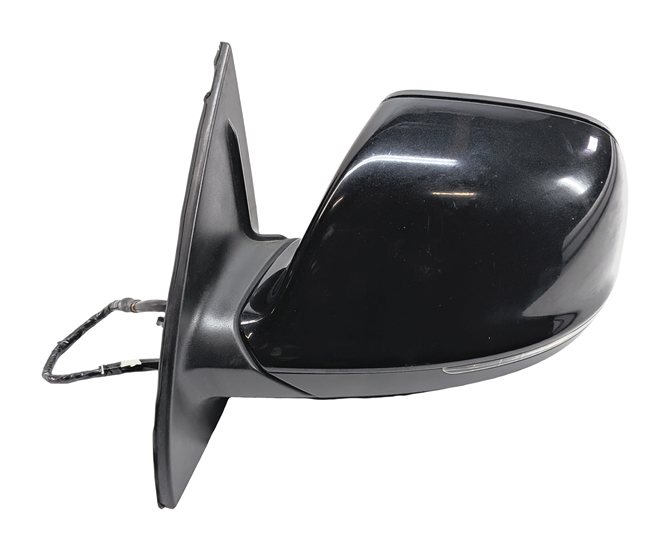 Thumbnail 4: 2013-2015 AUDI Q7 (4L) LEFT DRIVER P-FOLD BLIND SPOT DOOR MIRROR (Black)