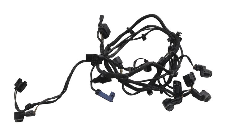 Thumbnail 1: 2014 AUDI Q7 (4L) FRONT PARK ASSIST PDC DISTANCE CONTROL SENSOR SET/4 (Black)