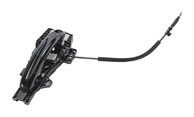 2007-2015 AUDI Q7 (4L) FRONT LEFT DRIVER KEYLESS EXTERIOR DOOR HANDLE (Black)