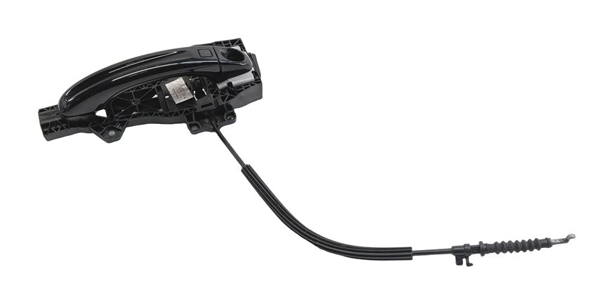 Thumbnail 2: 2007-2015 AUDI Q7 (4L) FRONT LEFT DRIVER KEYLESS EXTERIOR DOOR HANDLE (Black)