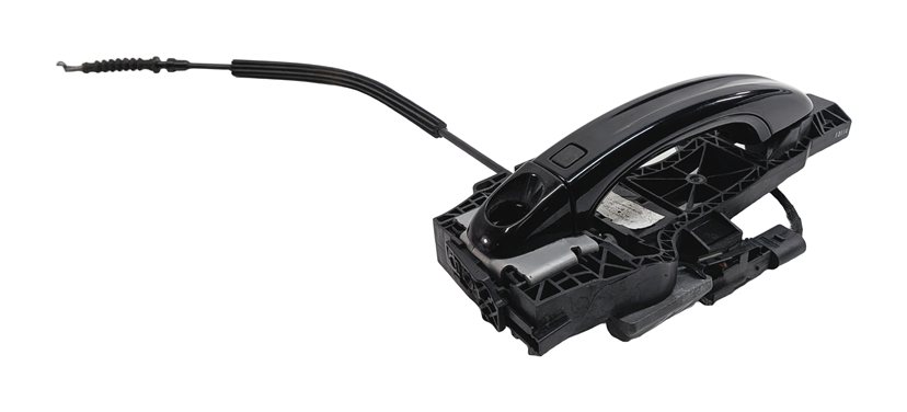 Thumbnail 4: 2007-2015 AUDI Q7 (4L) FRONT LEFT DRIVER KEYLESS EXTERIOR DOOR HANDLE (Black)