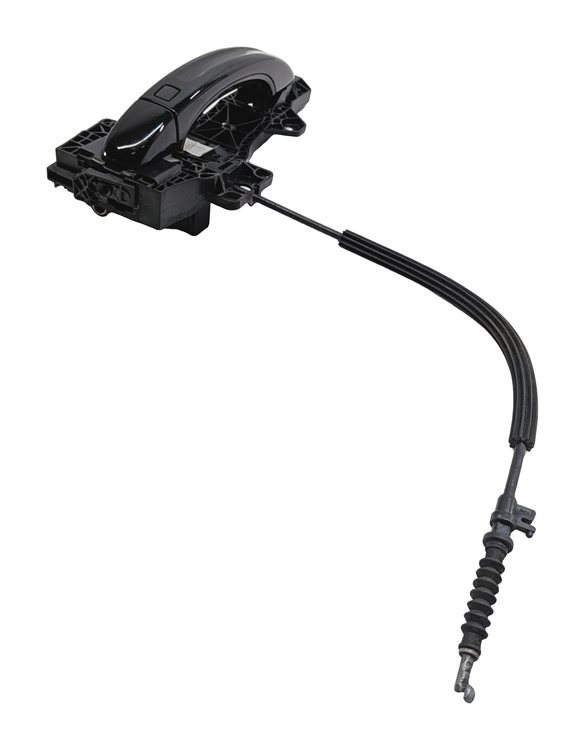 Thumbnail 3: 07-15 AUDI Q7 (4L) RIGHT FRONT PASSENGER KEYLESS EXTERIOR DOOR HANDLE (Black)