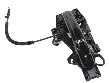 Thumbnail 4: 2007-2015 AUDI Q7 (4L) REAR RIGHT KEYLESS EXTERIOR DOOR HANDLE (Black)