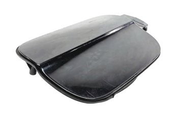 2010-2015 AUDI Q7 (4L) FUEL TANK DOOR LID COVER TRIM w/ HOUSING (Black)
