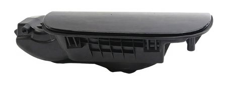 Thumbnail 4: 2010-2015 AUDI Q7 (4L) FUEL TANK DOOR LID COVER TRIM w/ HOUSING (Black)