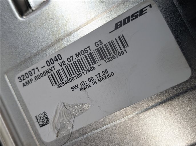 Thumbnail 9: 2013-2015 AUDI Q7 (4L) RADIO STEREO BOSE AUDIO AMP AMPLIFIER (OPTION 8RY)