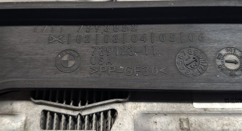 Thumbnail 8: 2011-2018 BMW X3 X4 (F25 F26) 3.0L N55 TURBO ENGINE TURBOCHARGER INTERCOOLER