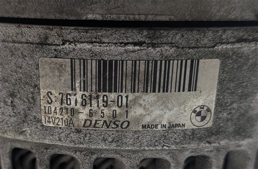 Thumbnail 8: 12-18 BMW 328i 428i 528i X1 X3 Z4 (E89 F25 F26 F30 F33) 2.0L 210 AMP ALTERNATOR