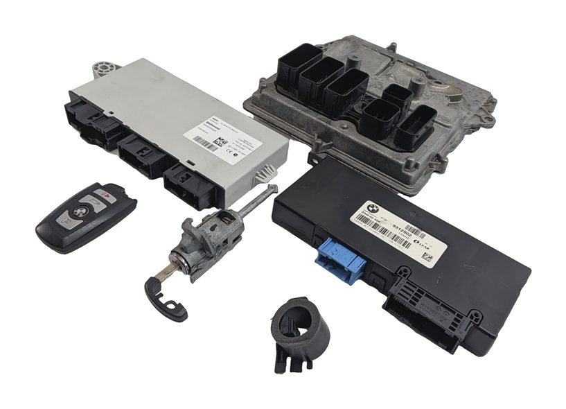 2014 BMW X3 (F25) 3.0L (N55) MEVD1726 ENGINE DME ECU CAS4 MODULE KEY SET