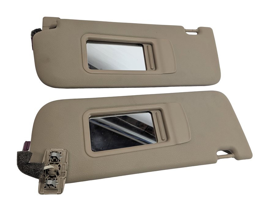 Thumbnail 2: 2011-2018 BMW X3 X4 (F25 F26) FRONT LEFT & RIGHT SUNVISOR SHADE SET (Beige)