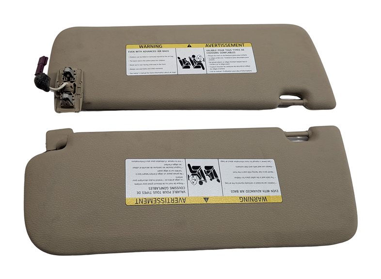 Thumbnail 3: 2011-2018 BMW X3 X4 (F25 F26) FRONT LEFT & RIGHT SUNVISOR SHADE SET (Beige)