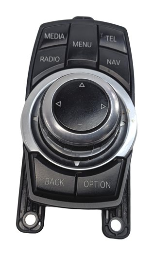 Thumbnail 2: 2011-2015 BMW X3 (F25) CENTER CONSOLE iDRIVE MEDIA CONTROL KNOB DIAL SWITCH