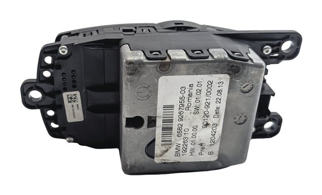 Thumbnail 4: 2011-2015 BMW X3 (F25) CENTER CONSOLE iDRIVE MEDIA CONTROL KNOB DIAL SWITCH