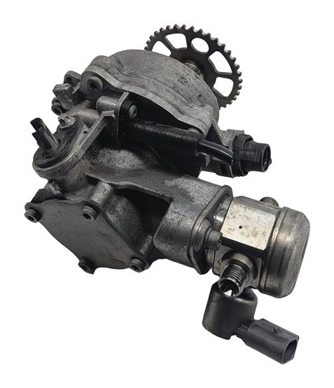 Thumbnail 4: 2014 BMW X3 (F25) 3.0L (N55) ENGINE HIGH PRESSURE FUEL PUMP w/ VACUUM PUMP