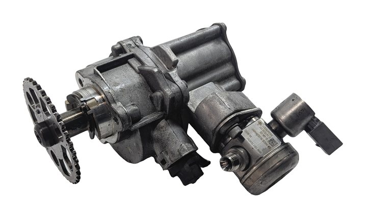Thumbnail 5: 2014 BMW X3 (F25) 3.0L (N55) ENGINE HIGH PRESSURE FUEL PUMP w/ VACUUM PUMP