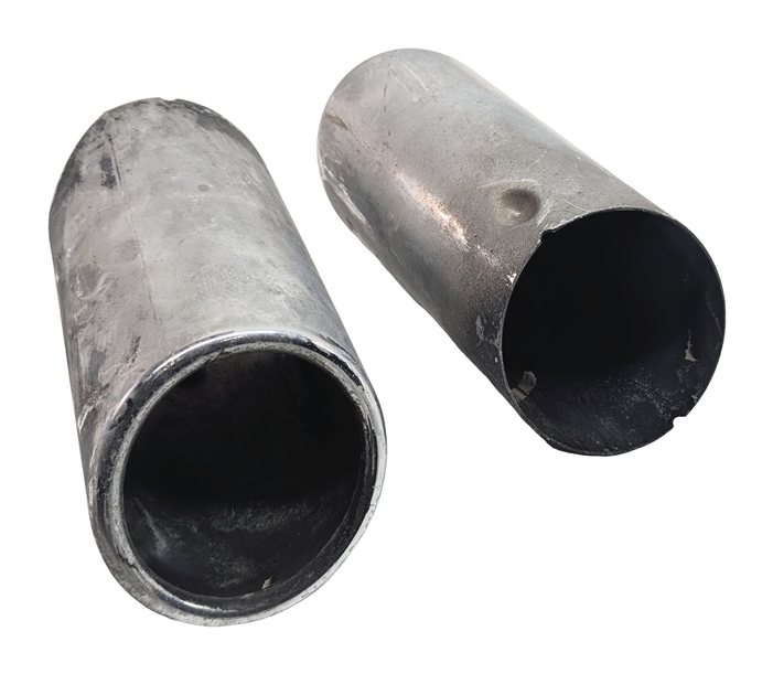 Thumbnail 4: 14-16 BMW X3 X4 (F25) 3.0L (N55) ENGINE MUFFLER EXHAUST PIPE TIP SET/2 (CHROME)