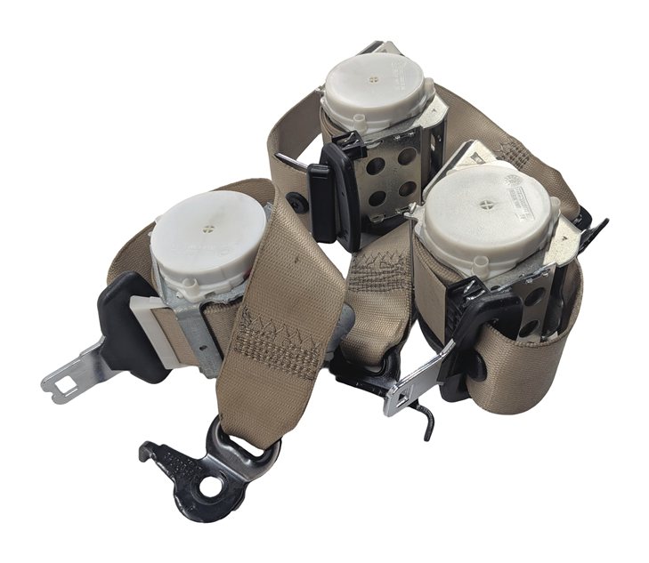 2014 BMW X3 (F25) REAR SEAT SEATBELT RETRACTOR SET/3 (Beige)