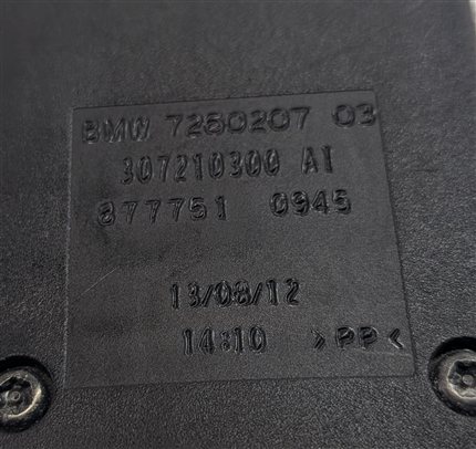Thumbnail 5: 11-18 BMW X3 X4 (F25 F26) FRONT LEFT DRIVER or RIGHT PASSENGER SEATBELT RECEIVER