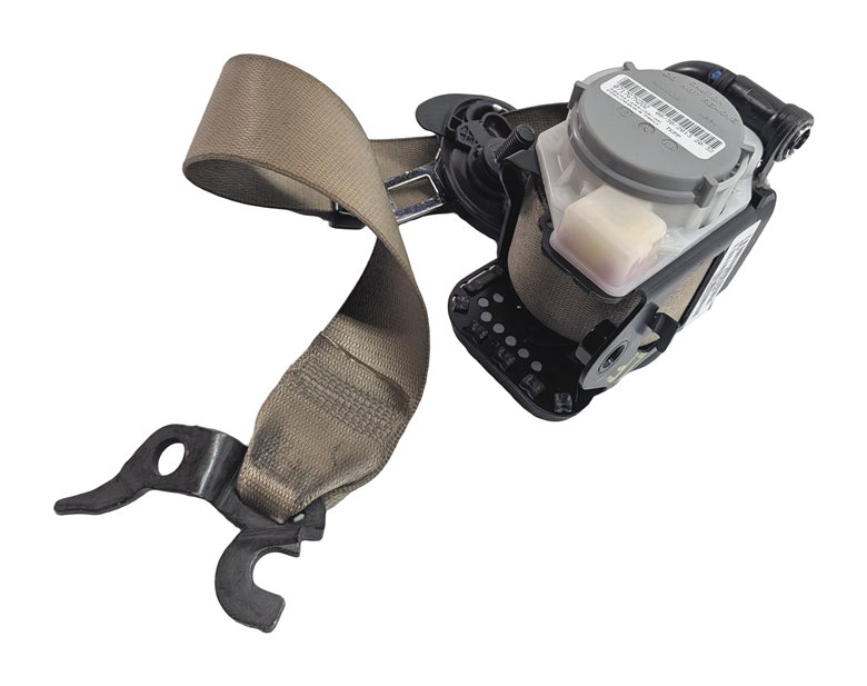 11-18 BMW X3 X4 (F25 F26) FRONT LEFT DRIVER SEATBELT BUCKLE RETRACTOR (BEIGE)