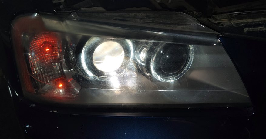 Thumbnail 2: 11-14 BMW X3 (F25) FRONT RIGHT PASSENGER HID XENON ADAPTIVE HEADLIGHT LIGHT LAMP
