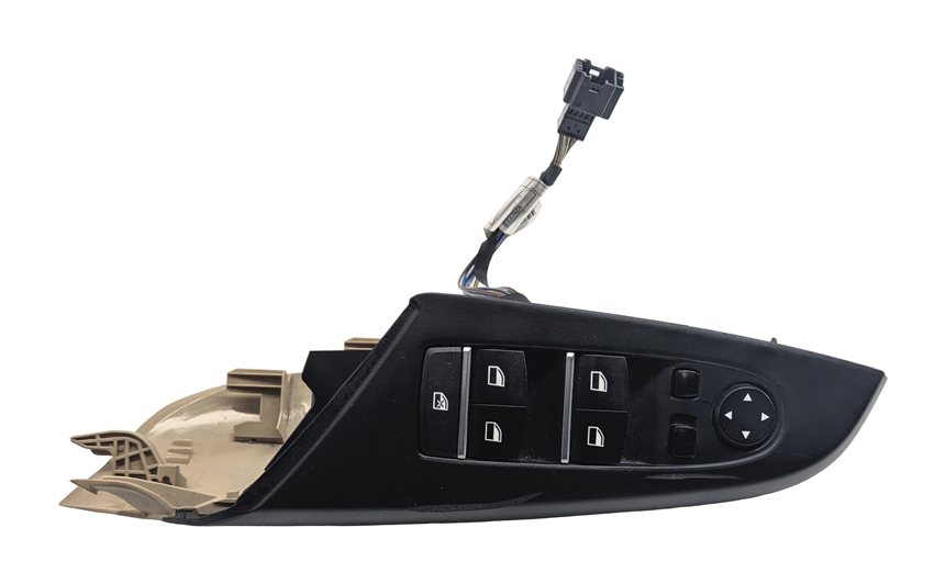 Thumbnail 2: 2012-2019 BMW 3 4 M3 X3 X4 SERIES FRONT LEFT DRIVER WINDOW SWITCH P-FOLD (BLACK)