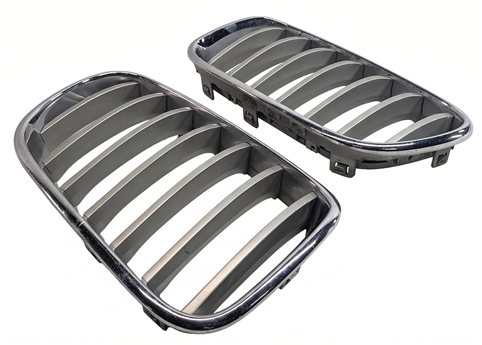 Thumbnail 3: 2013-2017 BMW X3 (F25) FRONT LEFT & RIGHT HOOD VENT TRIM GRILLE SET/2
