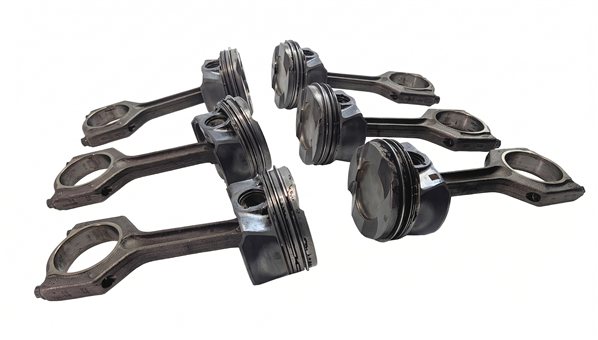 Thumbnail 3: 2010-2014 BMW 1/3/4/5/6/7/X1/X3/X5/X6 3.0L N55 TURBO ENGINE PISTON & ROD SET 6