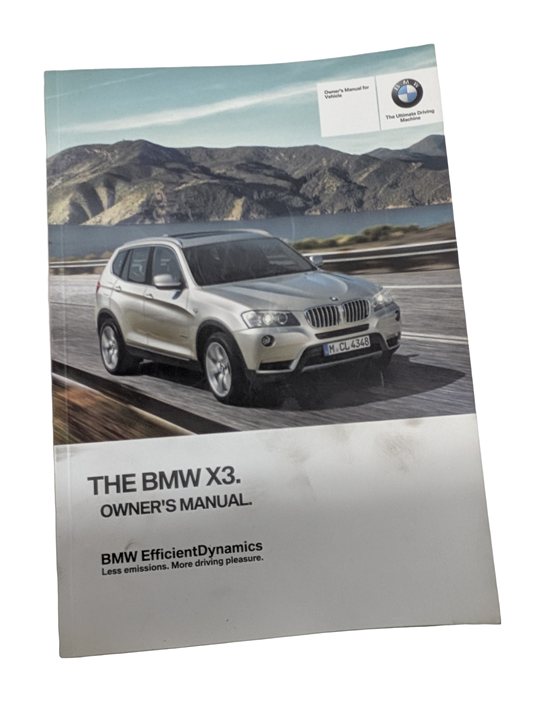 Thumbnail 2: 2014 BMW X3 (F25) 3.0L OWNER'S MANUAL BOOKLET SET/8 w/ LEATHER CASE