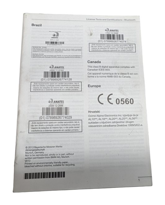 Thumbnail 7: 2014 BMW X3 (F25) 3.0L OWNER'S MANUAL BOOKLET SET/8 w/ LEATHER CASE