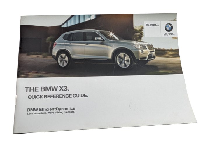 Thumbnail 8: 2014 BMW X3 (F25) 3.0L OWNER'S MANUAL BOOKLET SET/8 w/ LEATHER CASE