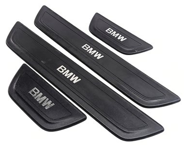 2014 BMW X3 (F25) FRONT AND REAR DOOR SILL SCUFF PLATE SET/4 (Black)