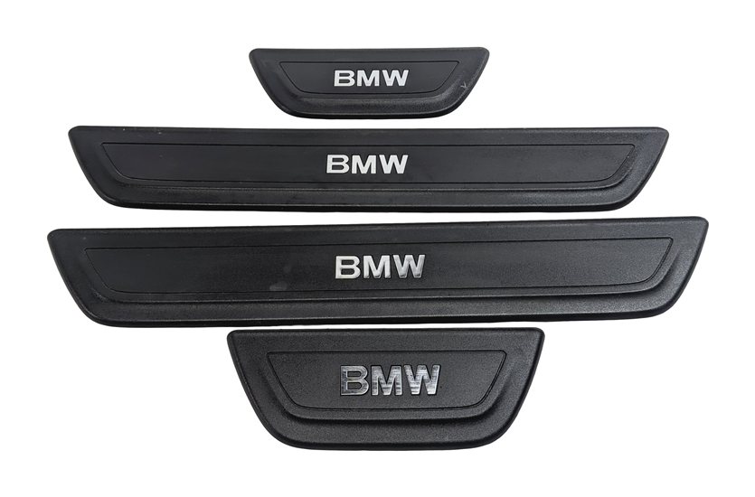 Thumbnail 2: 2014 BMW X3 (F25) FRONT AND REAR DOOR SILL SCUFF PLATE SET/4 (Black)