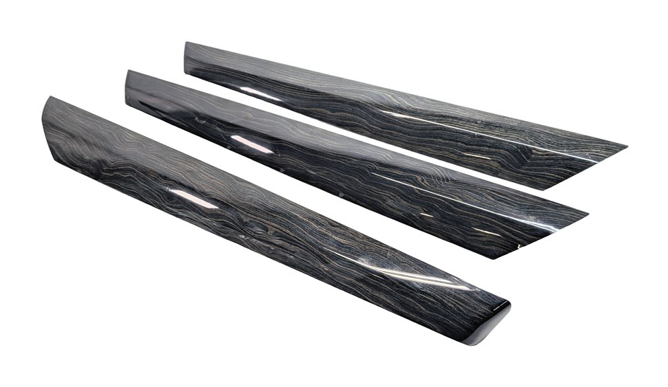 Thumbnail 3: 2014 BMW X3 (F25) INTERIOR TRIM DECOR PANEL SET/5 DARK FINE WOOD GRAIN