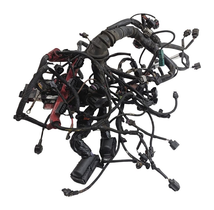 Thumbnail 3: 2014 AUDI Q5 (B8 8R) 3.0L SUPER (CTUC) ENGINE MOTOR WIRE WIRING HARNESS LOOM