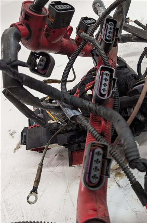 Thumbnail 6: 2014 AUDI Q5 (B8 8R) 3.0L SUPER (CTUC) ENGINE MOTOR WIRE WIRING HARNESS LOOM