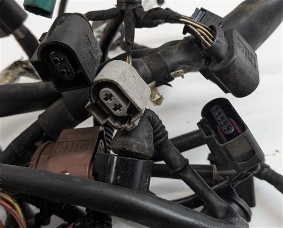 Thumbnail 7: 2014 AUDI Q5 (B8 8R) 3.0L SUPER (CTUC) ENGINE MOTOR WIRE WIRING HARNESS LOOM