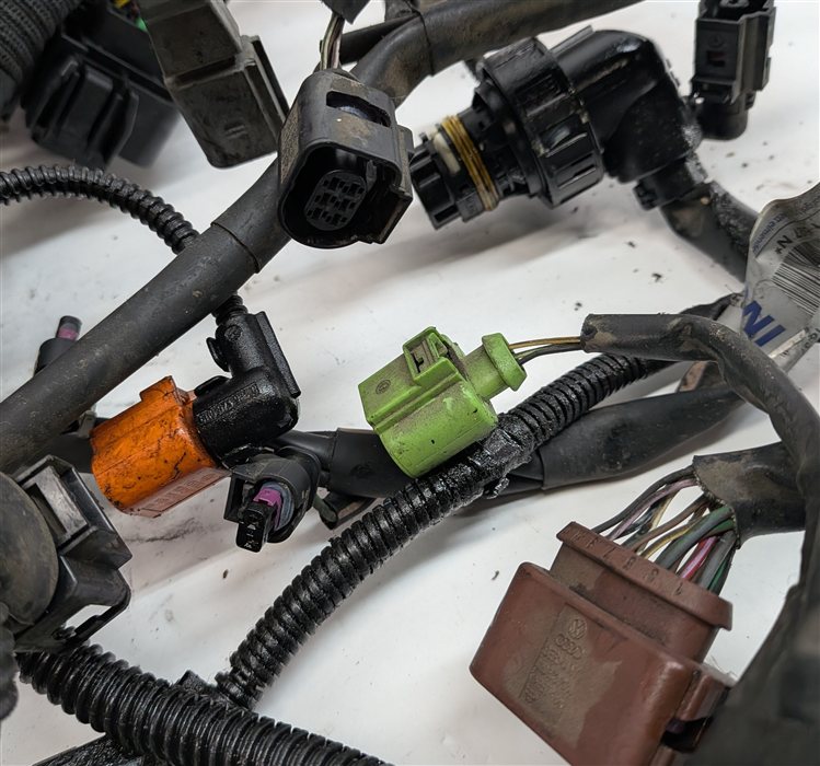 Thumbnail 9: 2014 AUDI Q5 (B8 8R) 3.0L SUPER (CTUC) ENGINE MOTOR WIRE WIRING HARNESS LOOM
