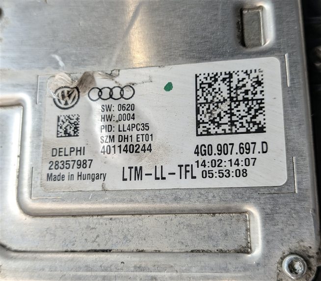 Thumbnail 9: 2013-2017 AUDI Q5 SQ5 (B8 8R) RIGHT PASSENGER XENON HID HEADLIGHT LAMP (NON AFS)