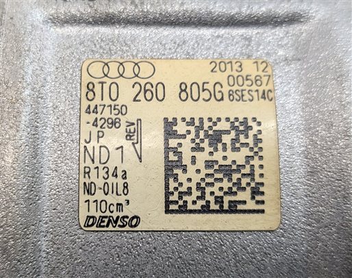 Thumbnail 6: 13-17 AUDI S4 S5 SQ5 Q5 (B8 8T 8R) 3.0L A/C AIR CONDITIONING COMPRESSOR PUMP