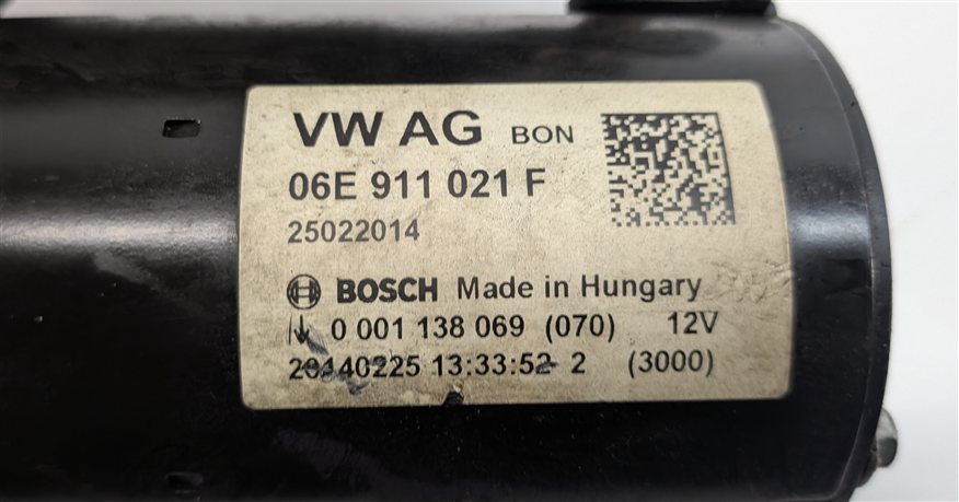 Thumbnail 6: 2013-2018 AUDI A7 A8 Q5 (B8 8R C7 D3) 3.0L SUPER AUTO START STOP STARTER MOTOR