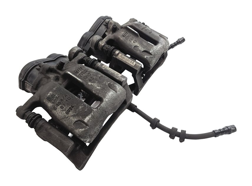 13-17 AUDI Q5 (B8 8R) REAR LEFT RIGHT BRAKE CALIPER ACTUATOR SET (12.99" ROTOR)
