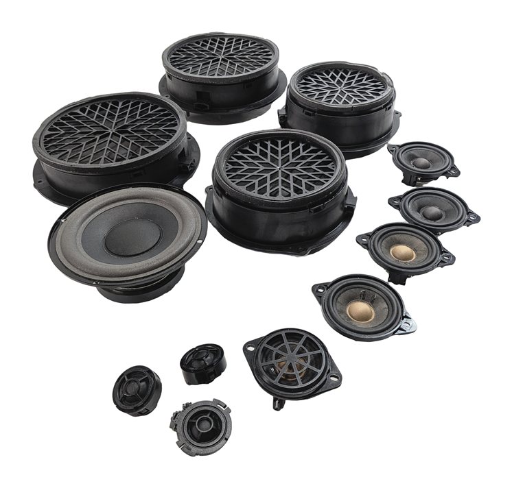 2014 AUDI Q5 (B8 8R) RADIO STEREO BANG & OLUFSEN SOUND SYSTEM SPEAKER SET/13