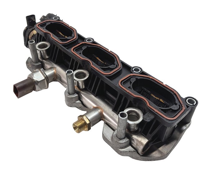 Thumbnail 4: 12-17 AUDI A6 A7 Q5 S5 SQ5 3.0L SUPERCHARGED LEFT INTAKE MANIFOLD DIFFUSER RAIL