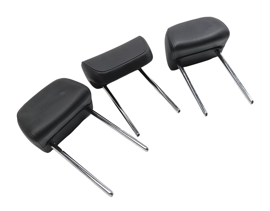 11-17 AUDI Q5 SQ5 (B8 8R) REAR LEFT RIGHT & CENTER HEADREST SET 3 (Black)