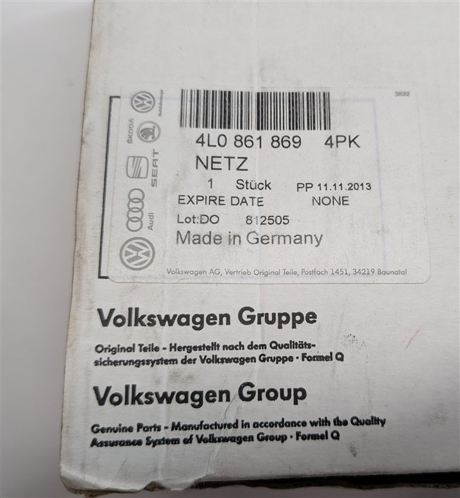 Thumbnail 4: 2014 AUDI Q5 (B8 8R) REAR TRUNK LIFTGATE HATCH CARGO NET MESH COVER